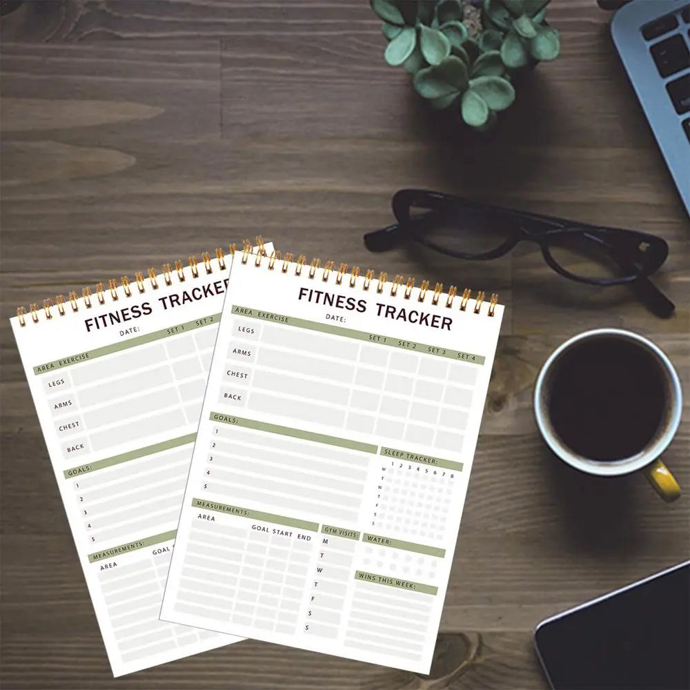 Daily Fitness Planner Workout Logbook