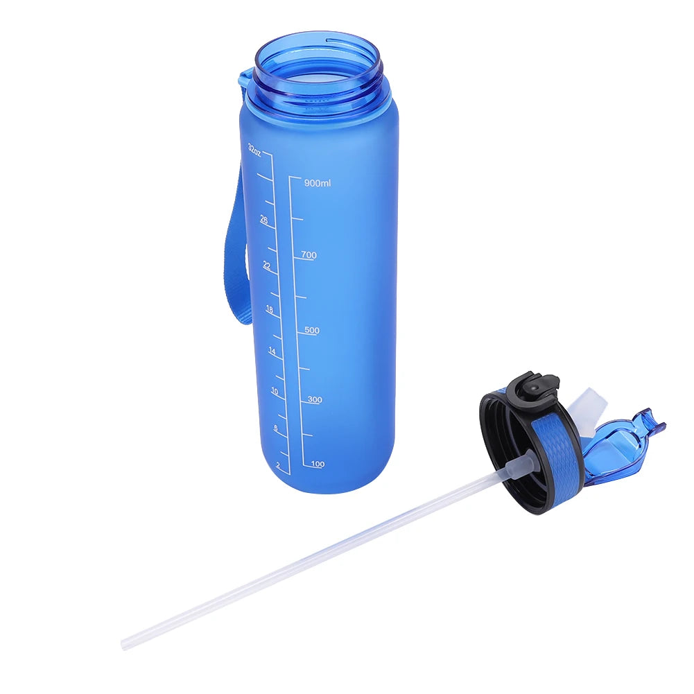 1L Water Bottle Leakproof for Outdoor Travel Fitness Cycling Gym