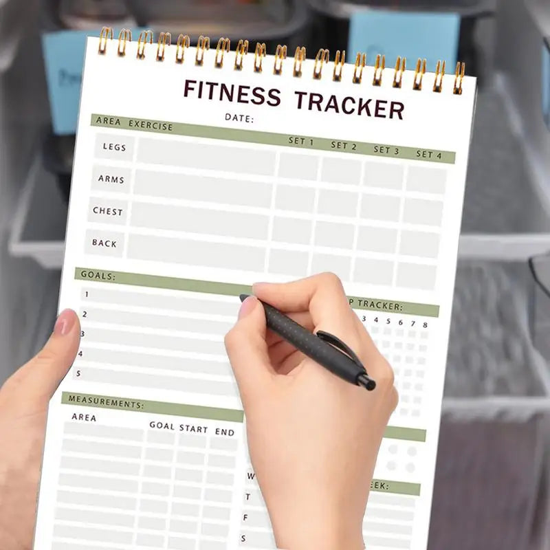 Daily Fitness Planner Workout Logbook