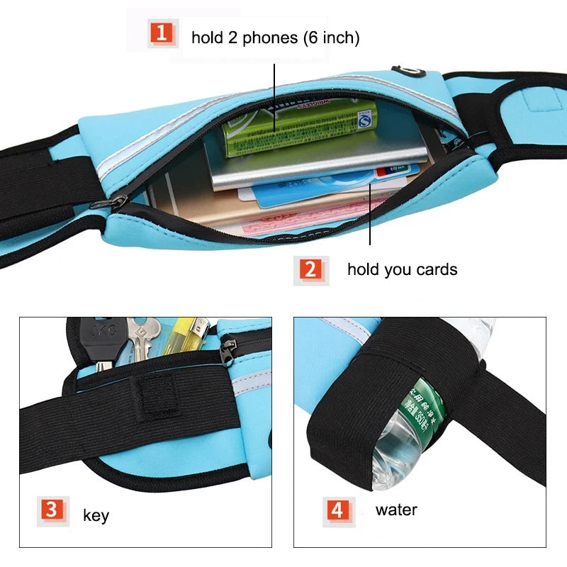 Sports Fanny Pack Running Waist Belt Bag