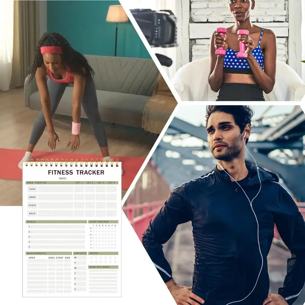 Daily Fitness Planner Workout Logbook
