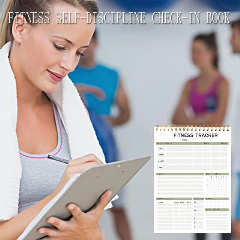 Daily Fitness Planner Workout Logbook